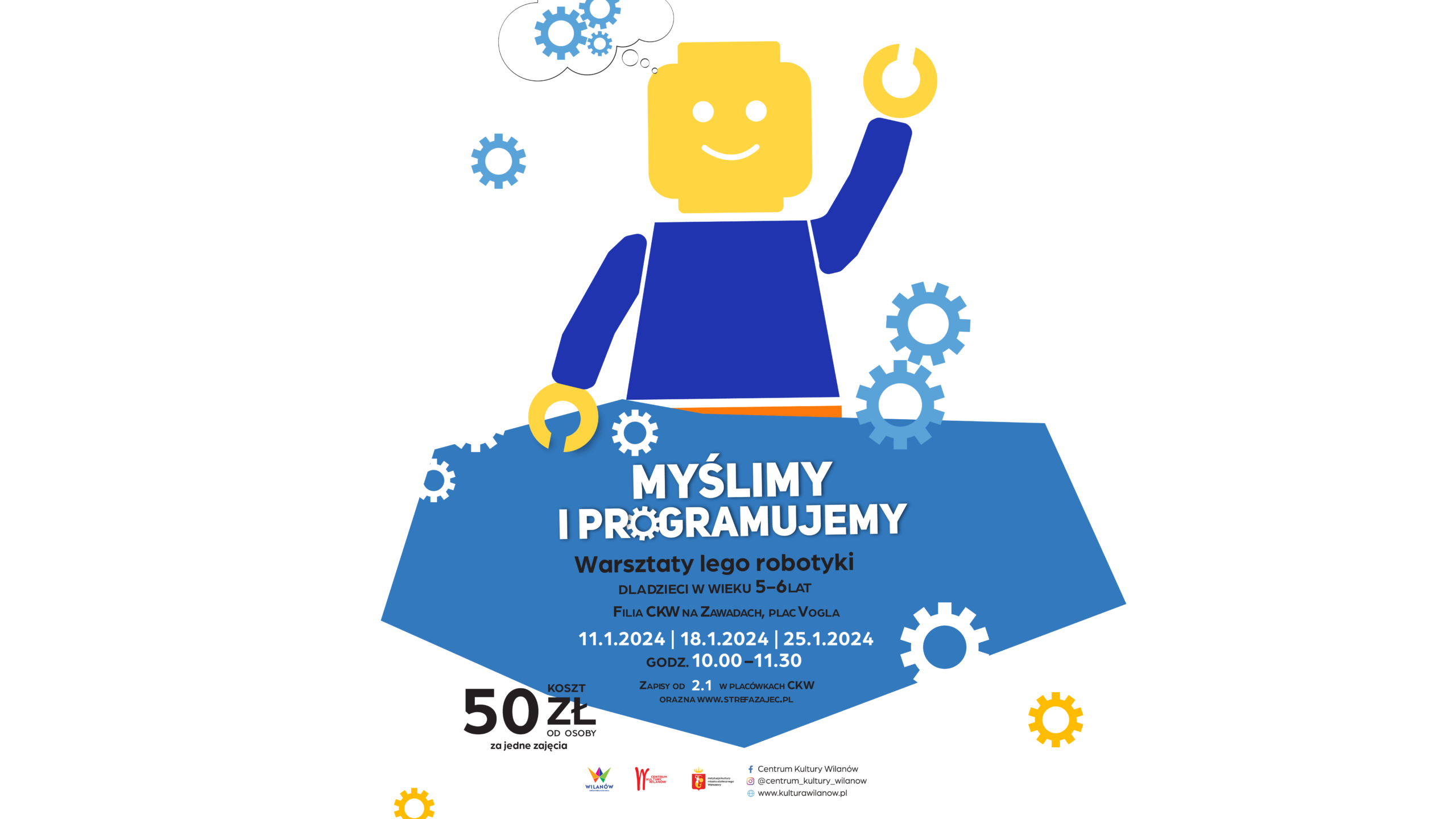 Myślimy i programujemy (UWAGA! WARSZTATY PRZENIESIONE NA 1.02.2025)