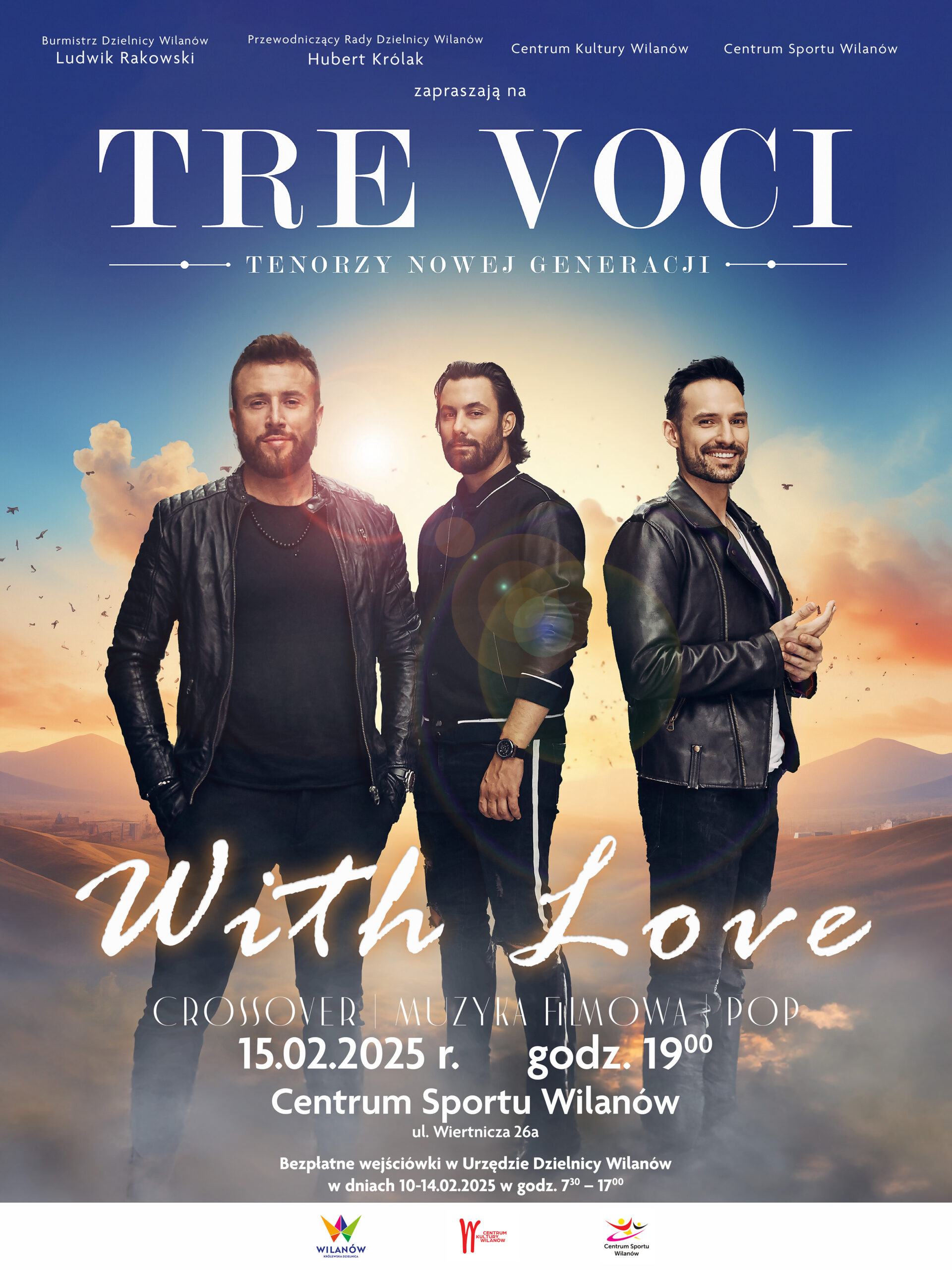 TRE VOCI: koncert walentynkowy