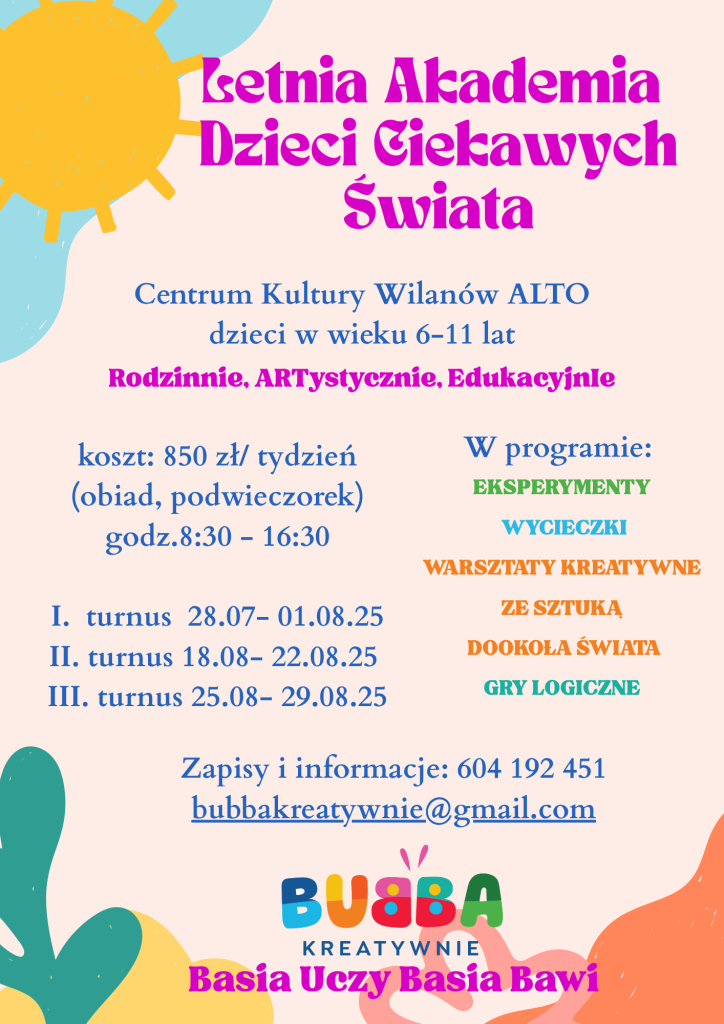 Letnia Akademia Dzieci Ciekawych Świata