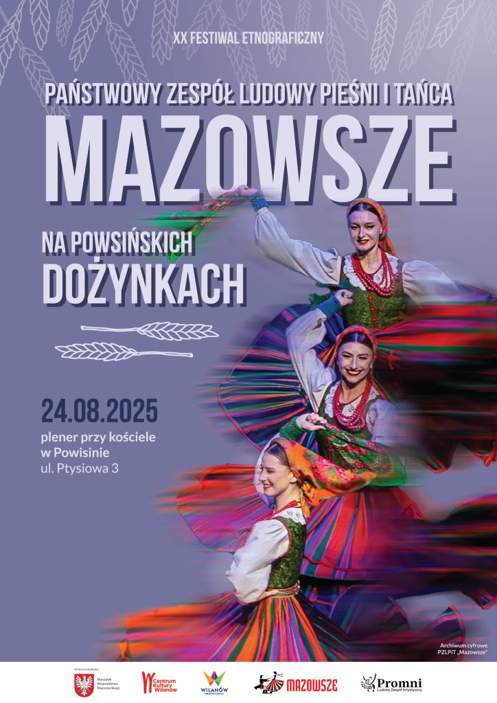 Plakat na powsińskie dożynki 2025