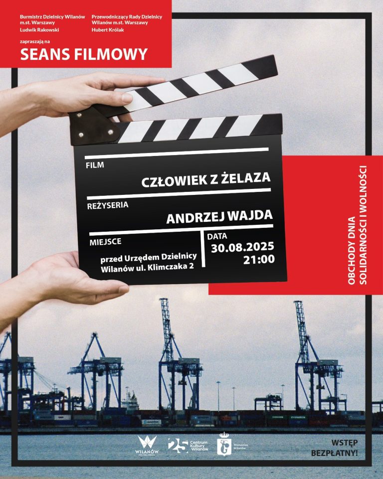 plakat na film "Człowiek z żelaza"