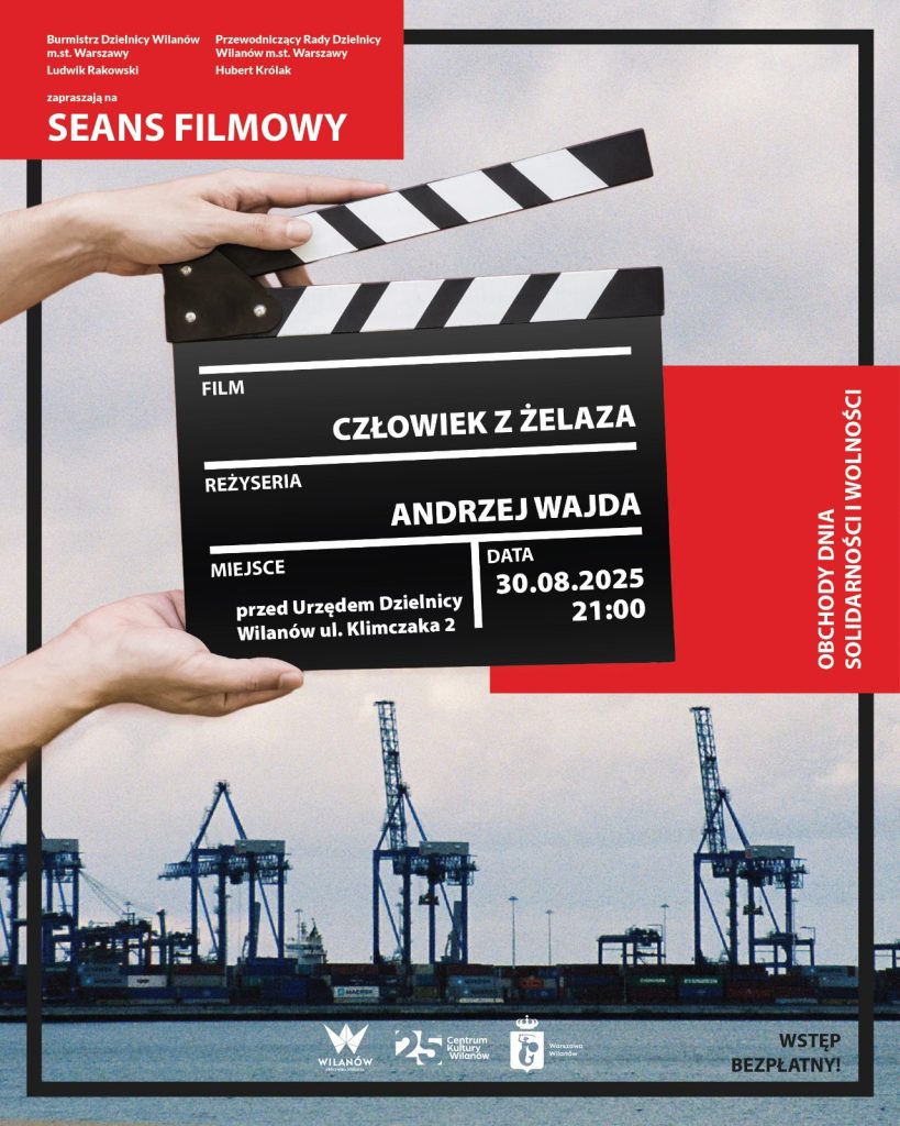plakat na film "Człowiek z żelaza"