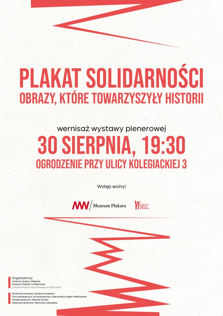plakat na wystawę PLAKAT SOLIDARNOŚCI
