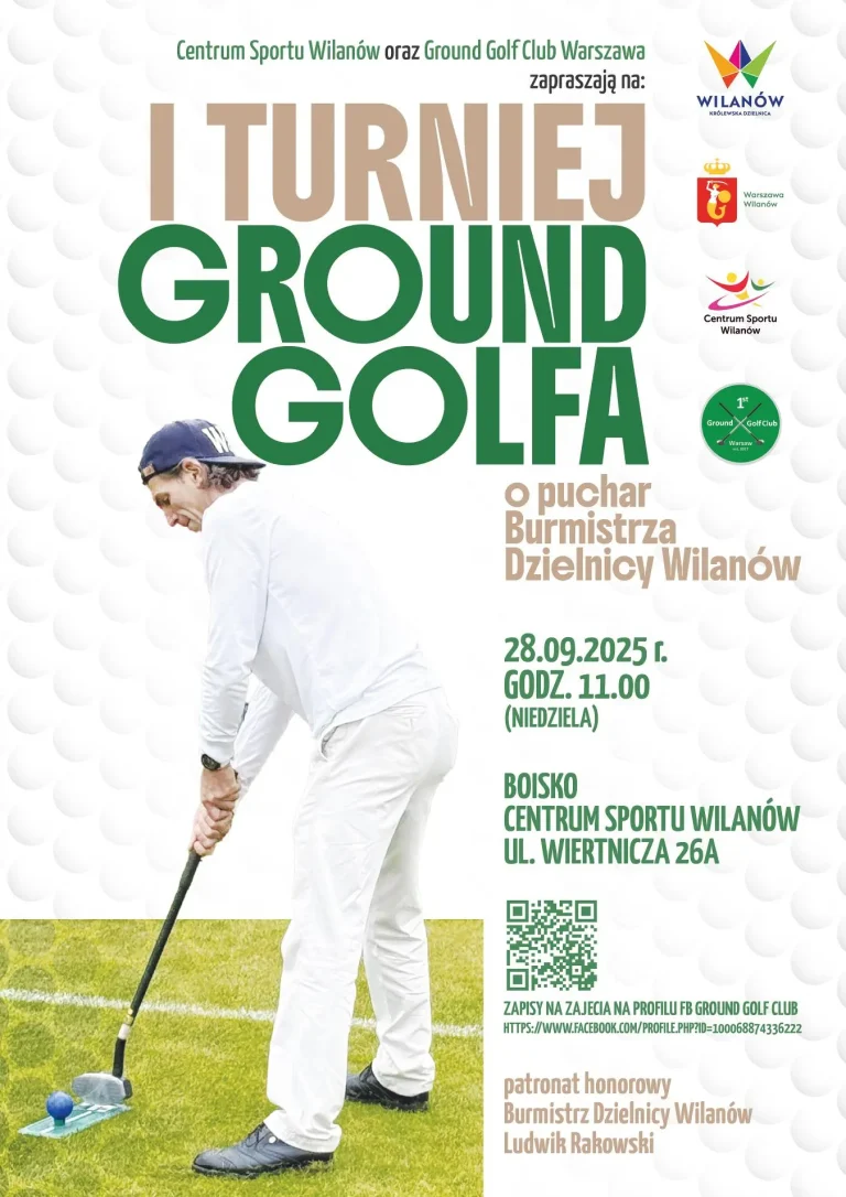 plakat na turniej golfowy