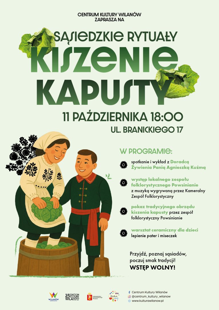 plakat na kiszenie kapusty