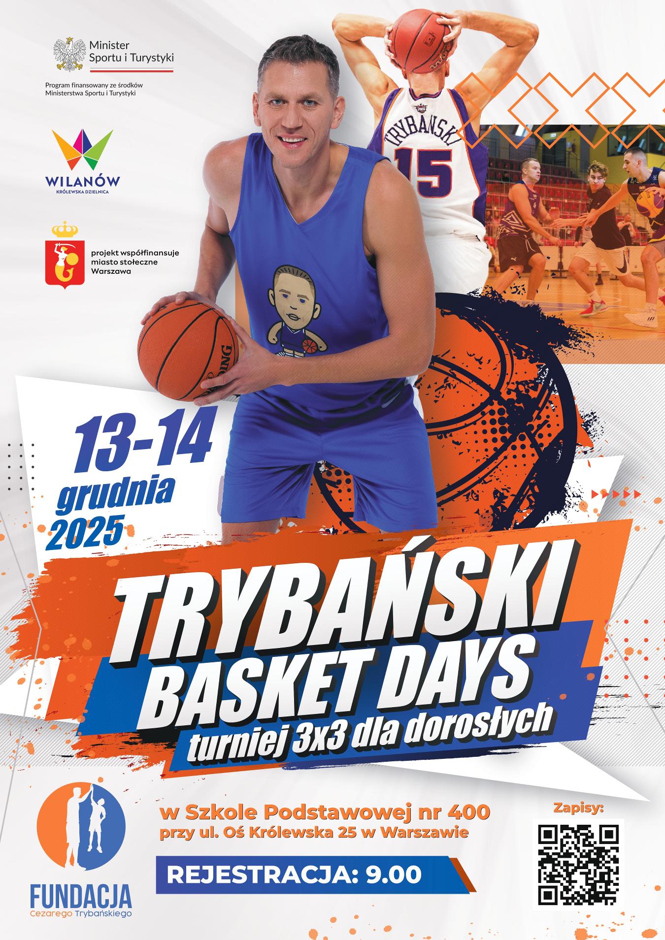 Trybański Basket Days - Turniej 3x3 dla dorosłych