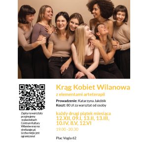 Krąg kobiet wilanowa z elementami arteterapii