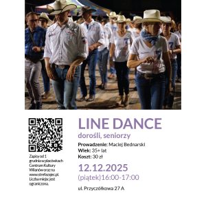 Line dance - taniec liniowy dla dorosłych
