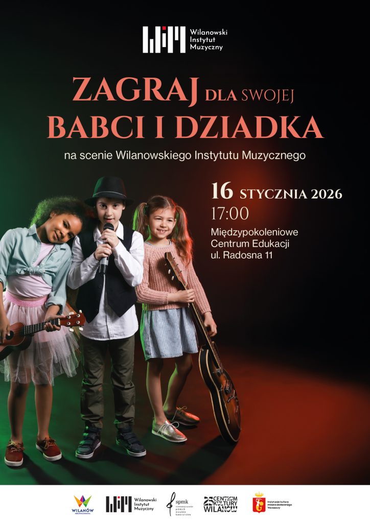 plakat na wydarzenie "zagraj dla swojej babci i dziadka"