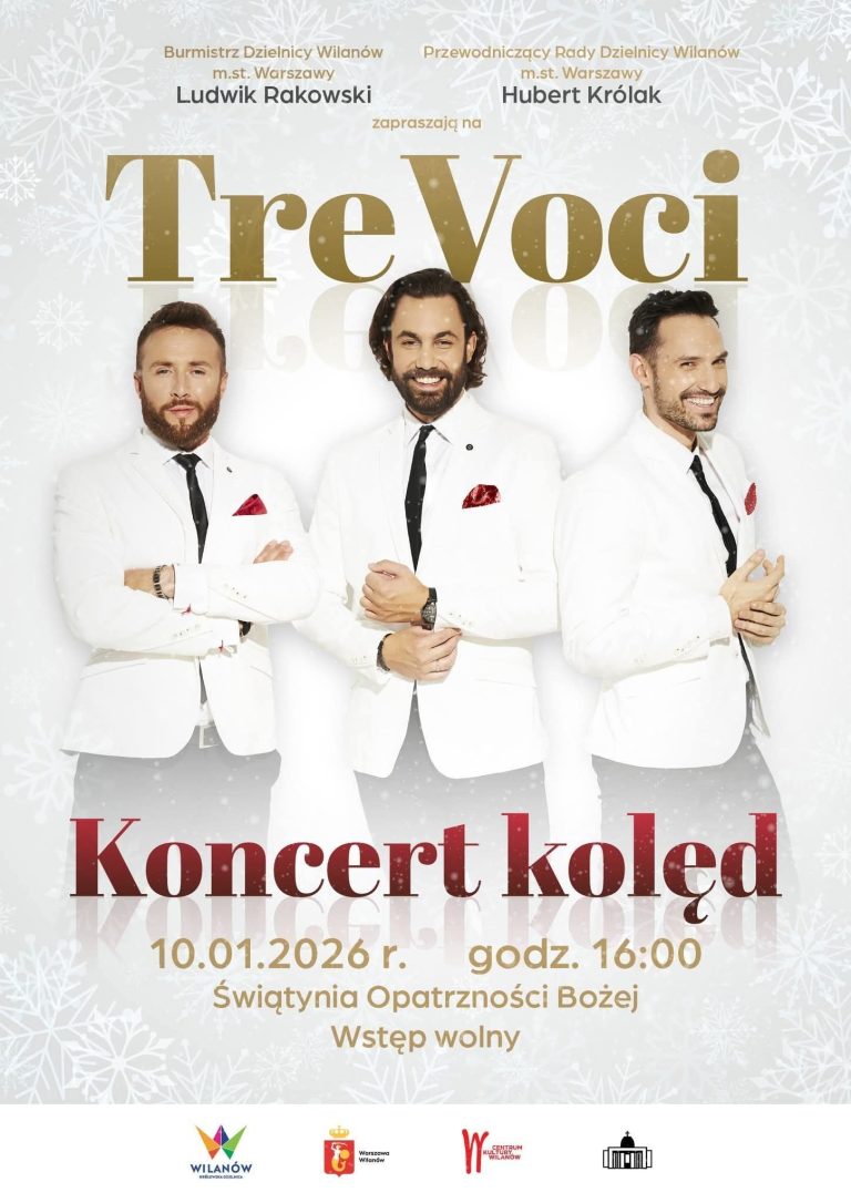 plakat na koncert TreVoci