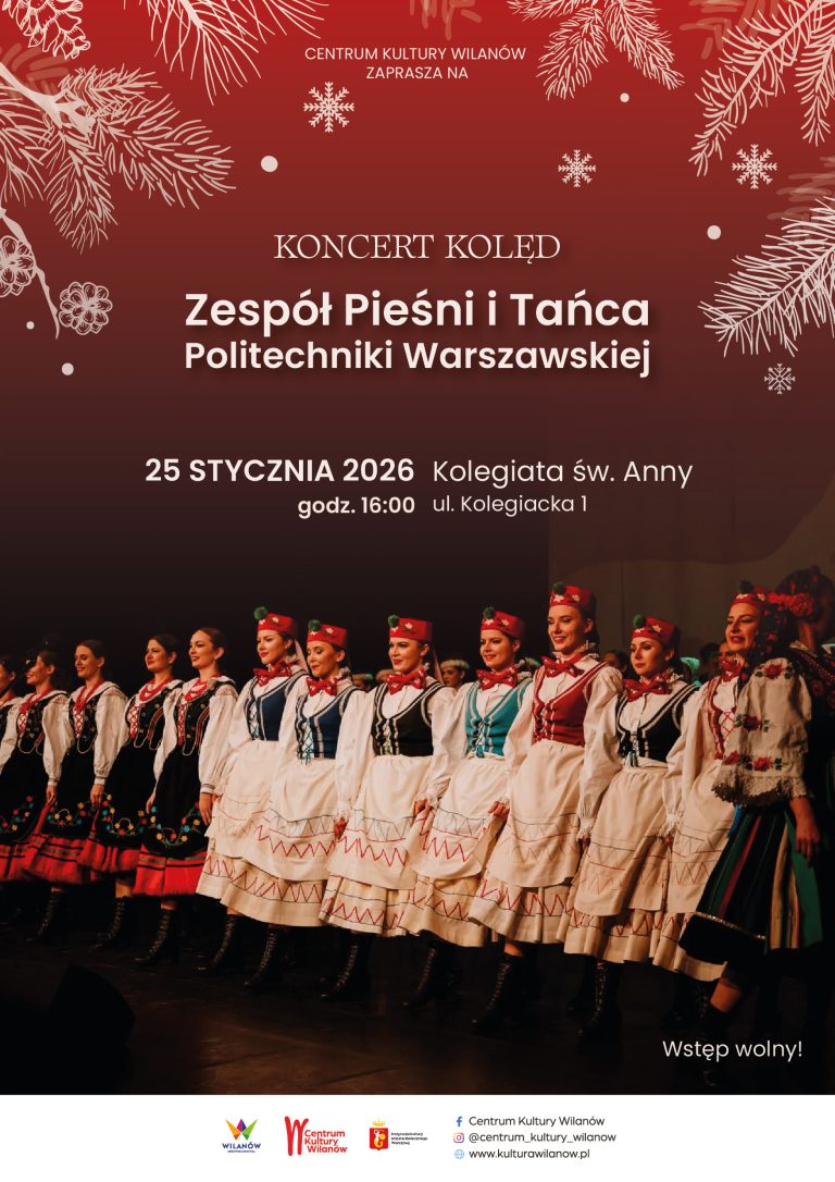 plakat na koncert kolęd