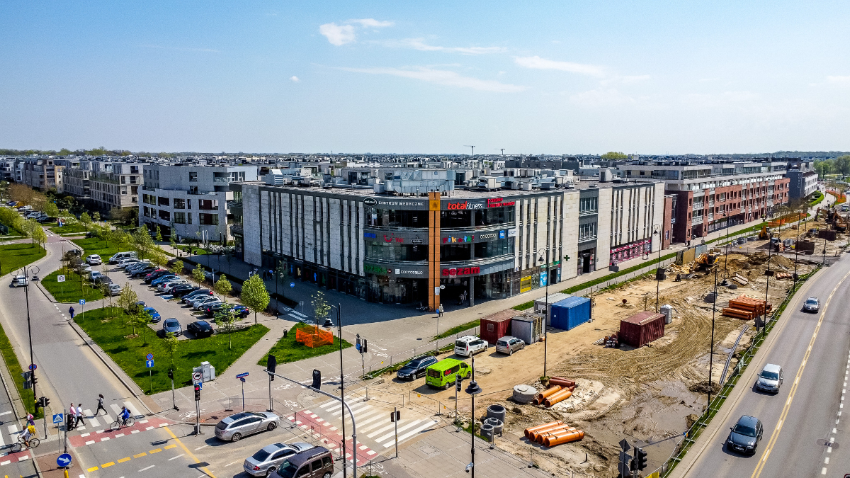 Widok z lotu ptaka — Filia w ALTO Wilanów