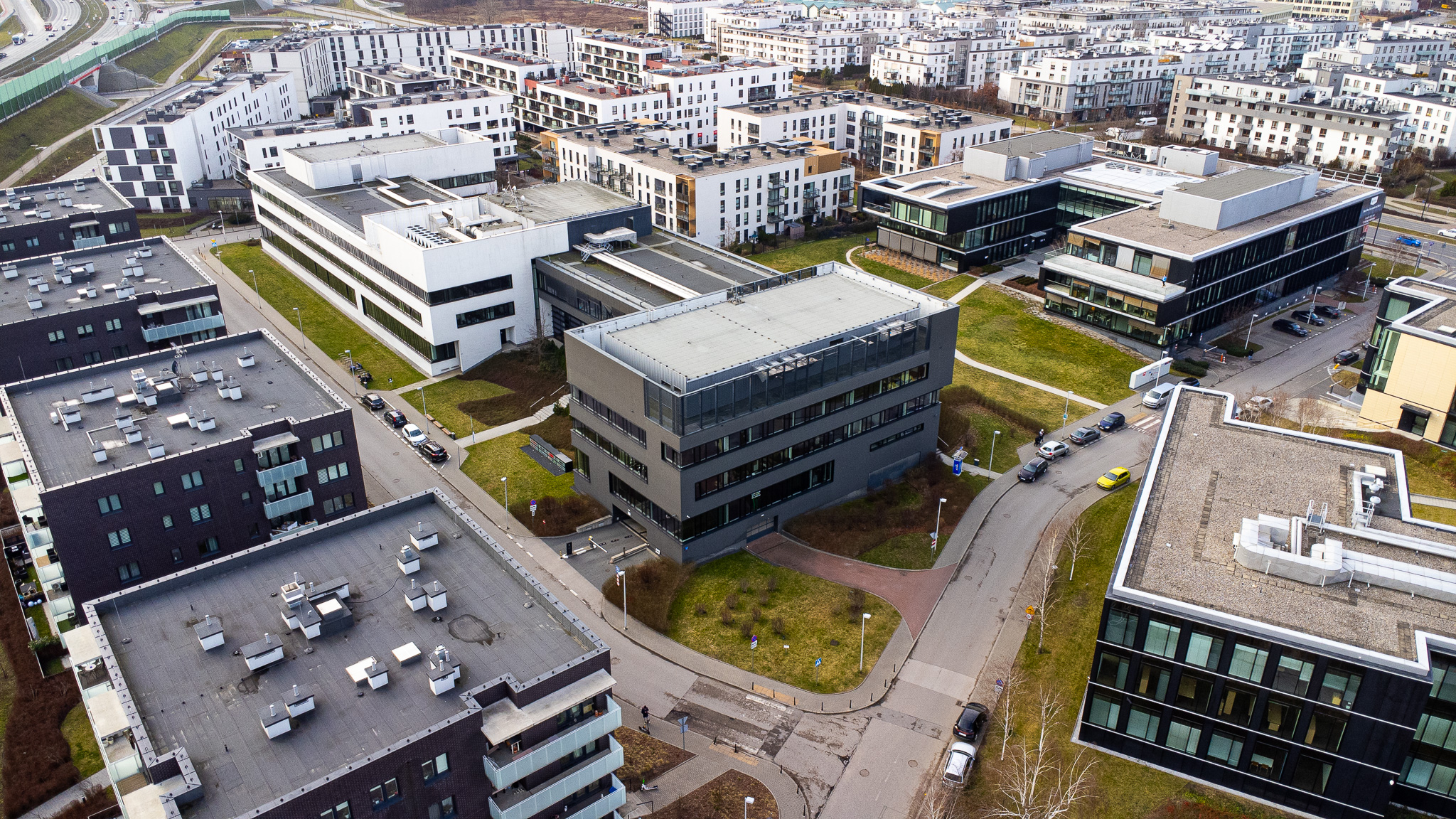 Widok z lotu ptaka — Filia Branickiego