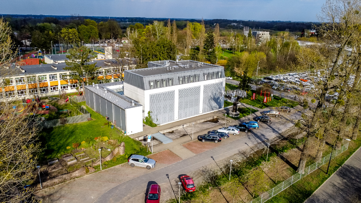Widok z lotu ptaka — Filia w Powsinie