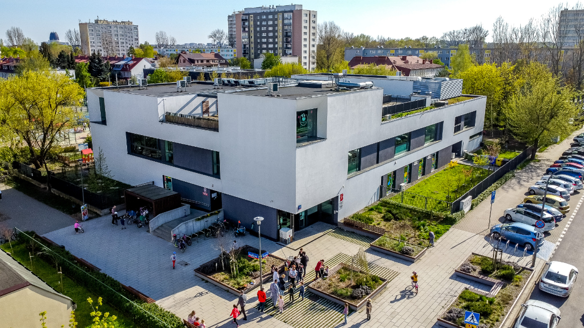 Widok z lotu ptaka — Międzypokoleniowe Centrum Edukacji