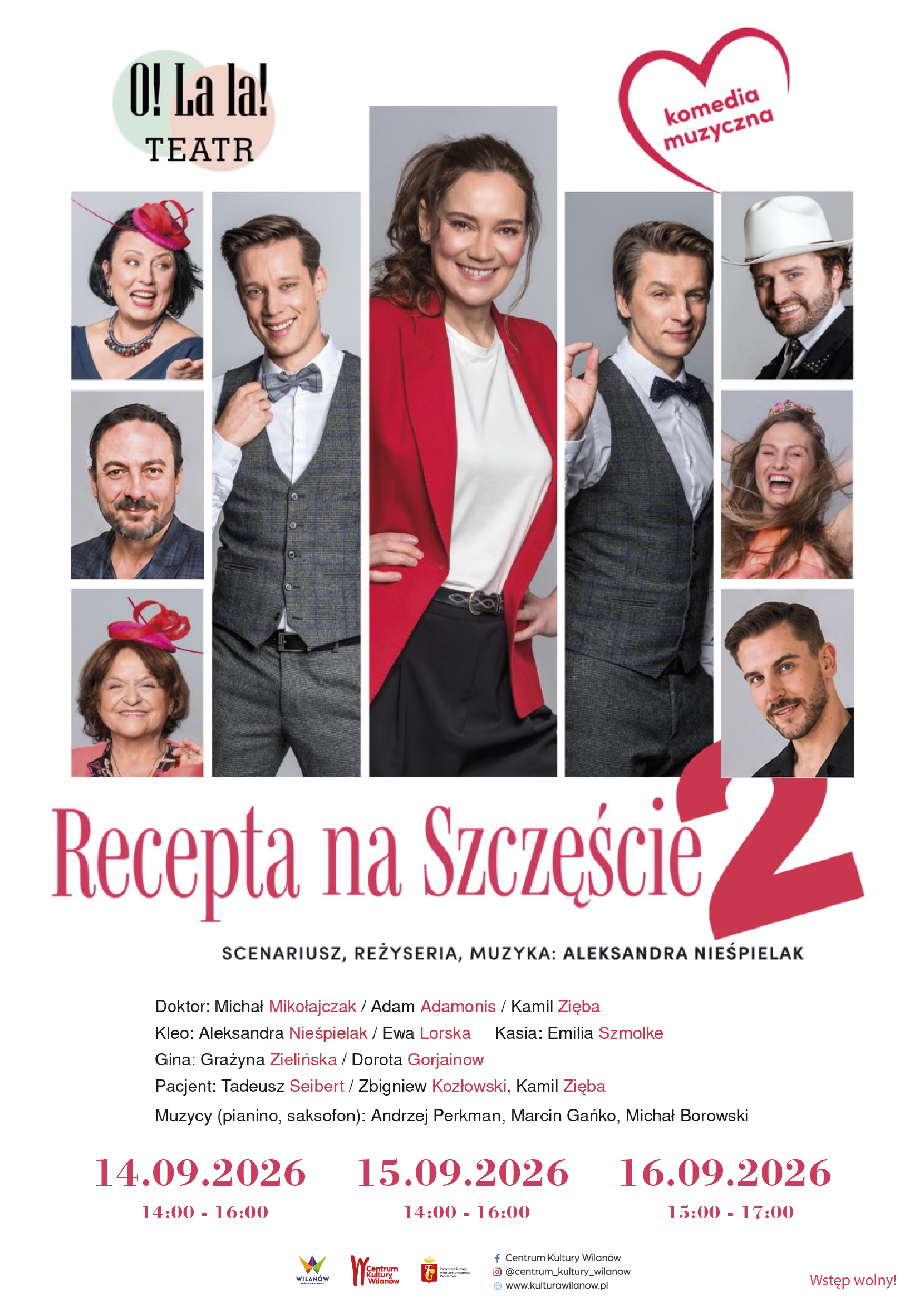 „Recepta na szczęście 2” – spektakl dla dorosłych i seniorów