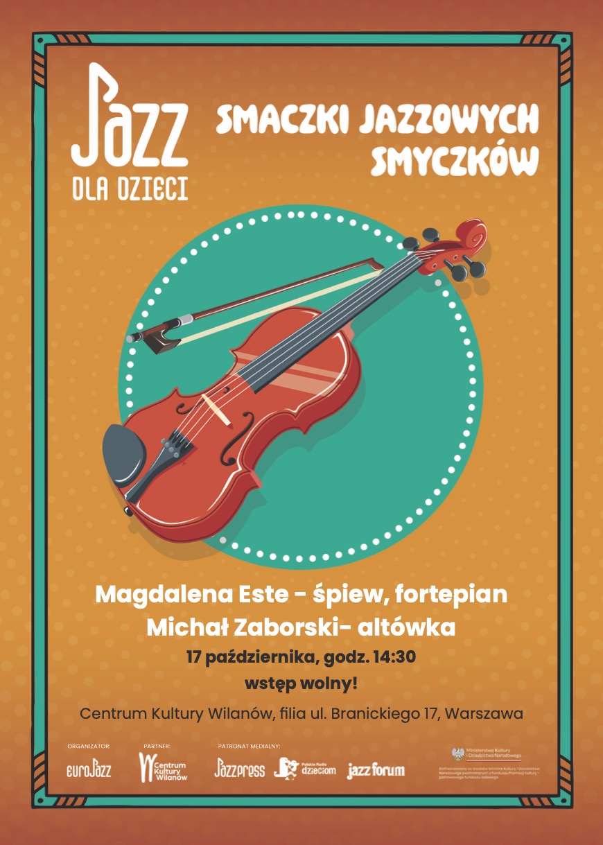 Jazz dla dzieci – warsztaty dla dzieci w wieku 4-9 lat