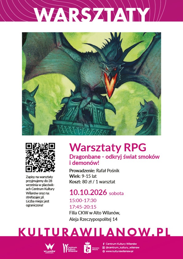 Warsztaty RPG – dla dzieci i młodzieży w wieku 9-14 lat