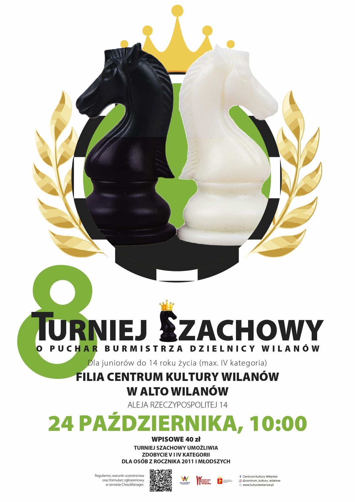 VIII Turniej Szachowy o Puchar Burmistrza Dzielnicy Wilanów