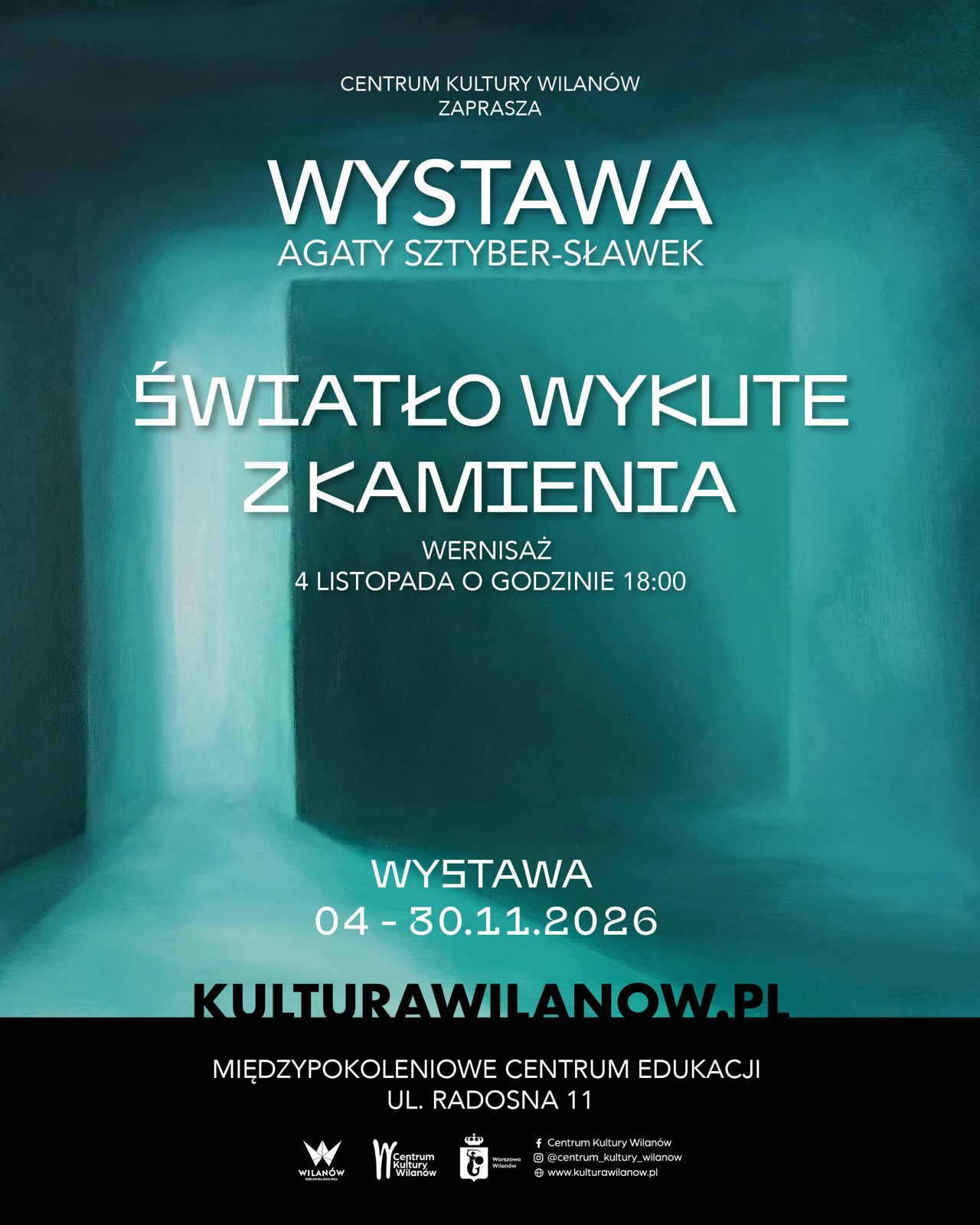 „Światło wykute z kamienia” – wystawa malarstwa Agaty Sztyber-Sławek