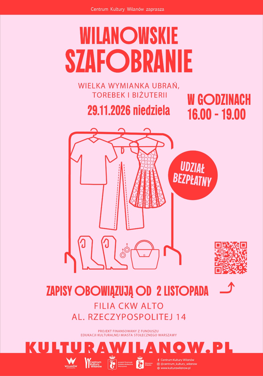 Wilanowskie Szafobranie – sąsiedzka wymiana ubrań